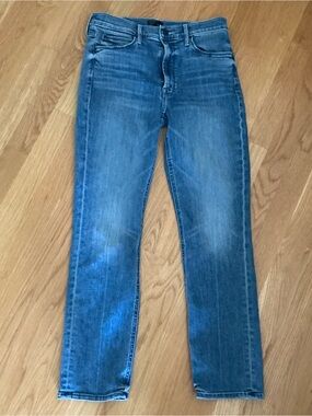 MOTHER The Mid Rise Dazzler Ankle Jeans